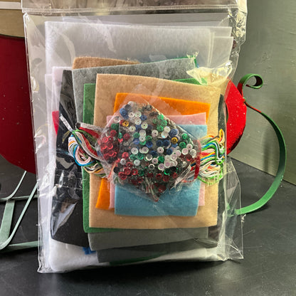 Design Works choice felt Christmas stocking kits see pictures and variations*