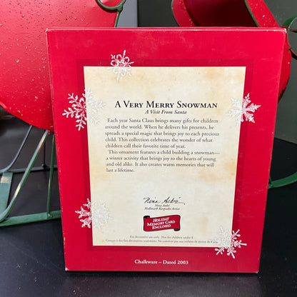 Hallmark choice snowman Keepsake Ornaments see pictures and variations*