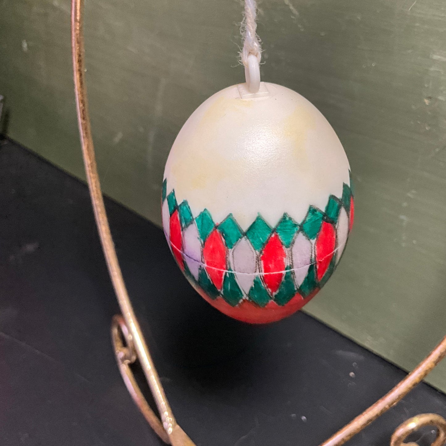 Spring/Easter egg choice charming hand painted ornaments see pictures and variations*