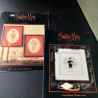 P Buckley Moss choice of June Grigg Designs counted cross stitch charts see pictures and variations*