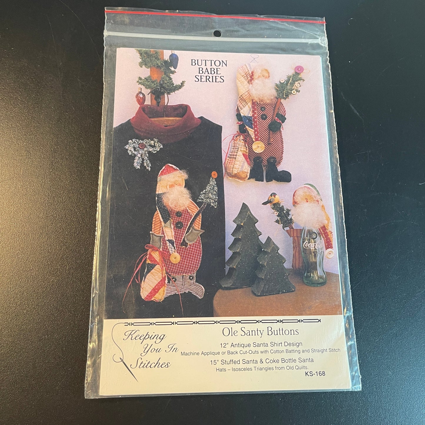 Santa Claus choice doll and or applique patterns see pictures and variations*