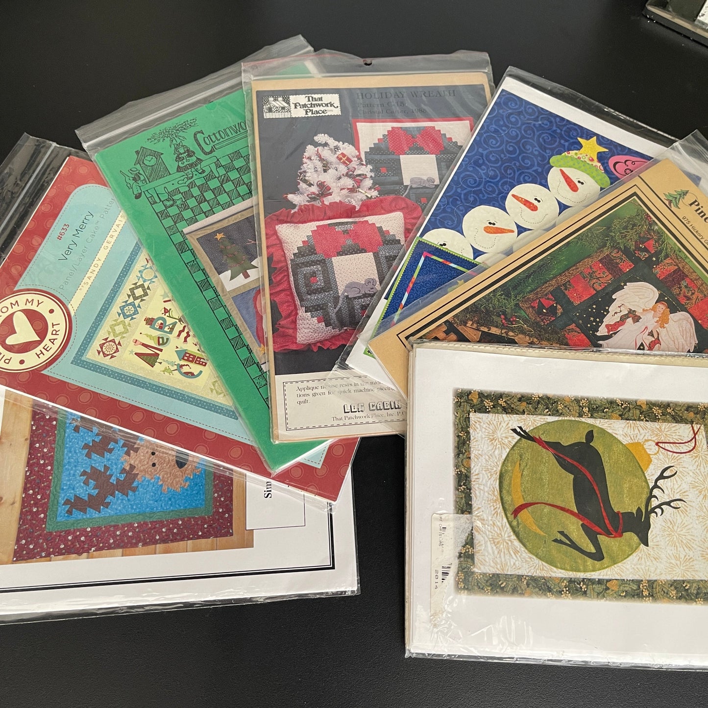 Holiday quilt patterns choice see pictures and variations*