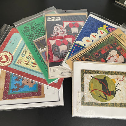 Holiday quilt patterns choice see pictures and variations*