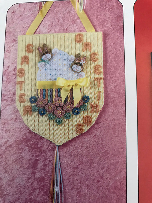 House of White Birches Plastic Canvas Festival of Banners pattern book