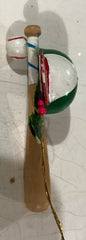 Kurt S. Adler bat and hat vintage wooden ornament