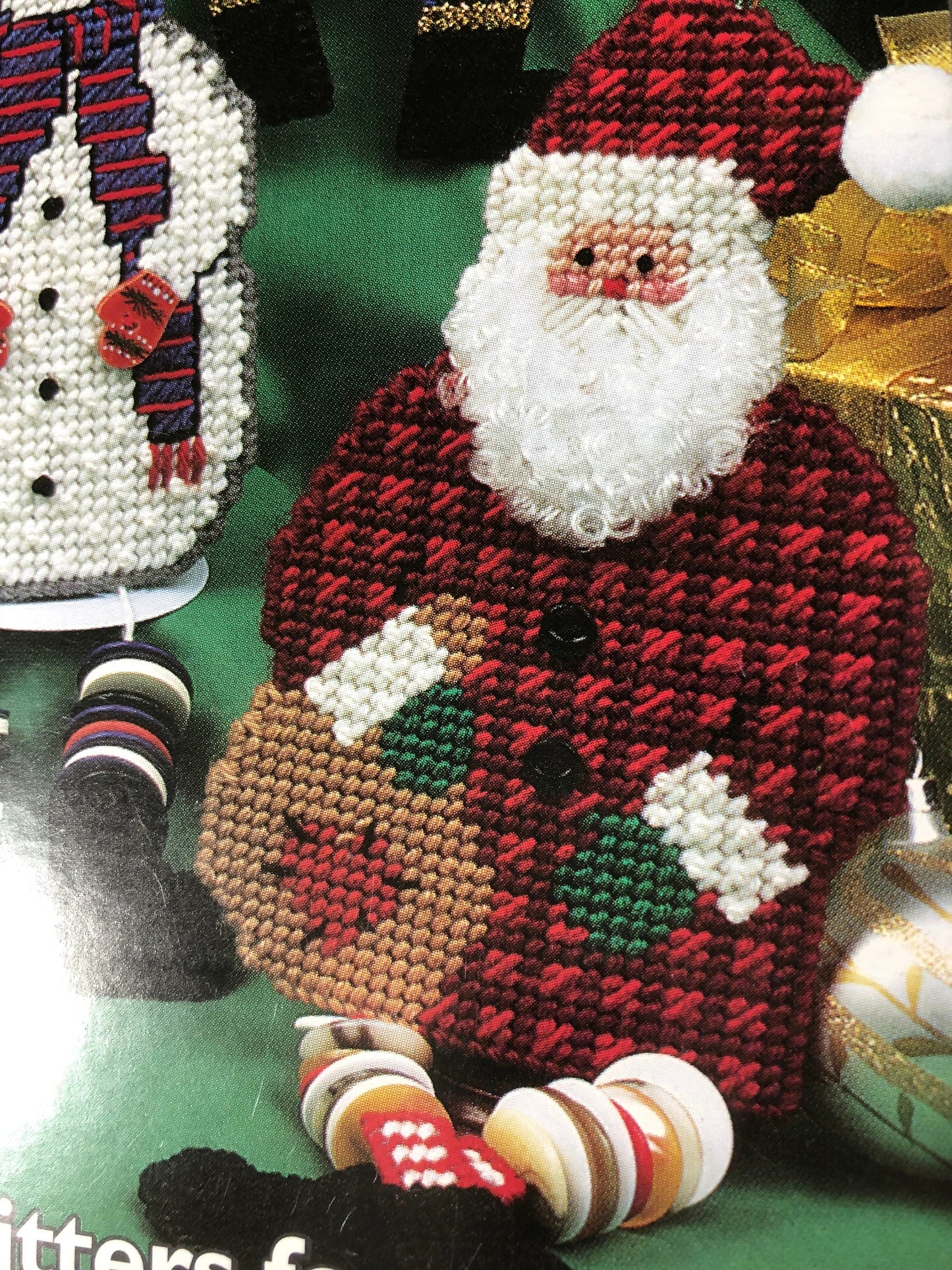 House of White Birches, Country Christmas Sit 'Ems, by Joan Green, Vintage, 1997,  Plastic Canvas,  pattern book