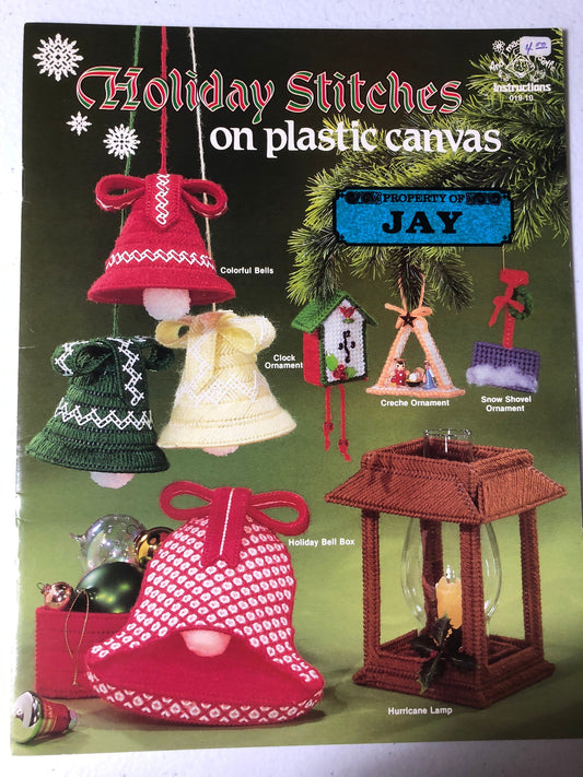 Mangelsen's Holiday Stitches on Plastic Canvas And I made it Myself Vintage 1984