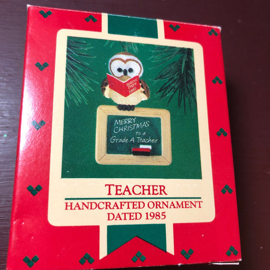 Hallmark, Teacher, Dated 1985, Keepsake Ornament, QX5052*