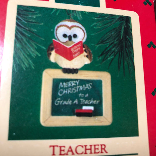 Hallmark, Teacher, Dated 1985, Keepsake Ornament, QX5052*