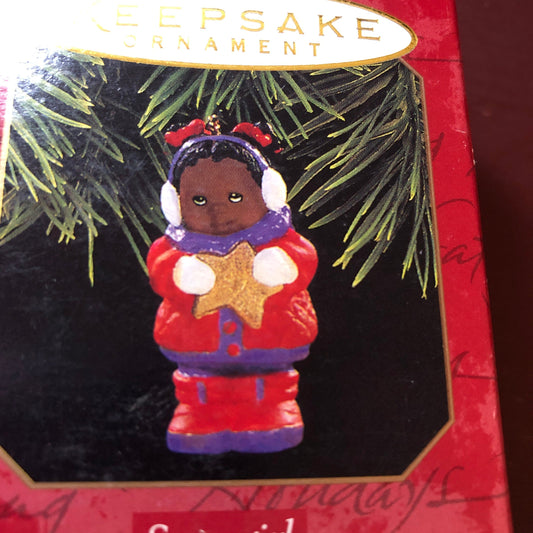 Hallmark, Snowgirl, Dated 1997, Keepsake Ornament, QX6562*