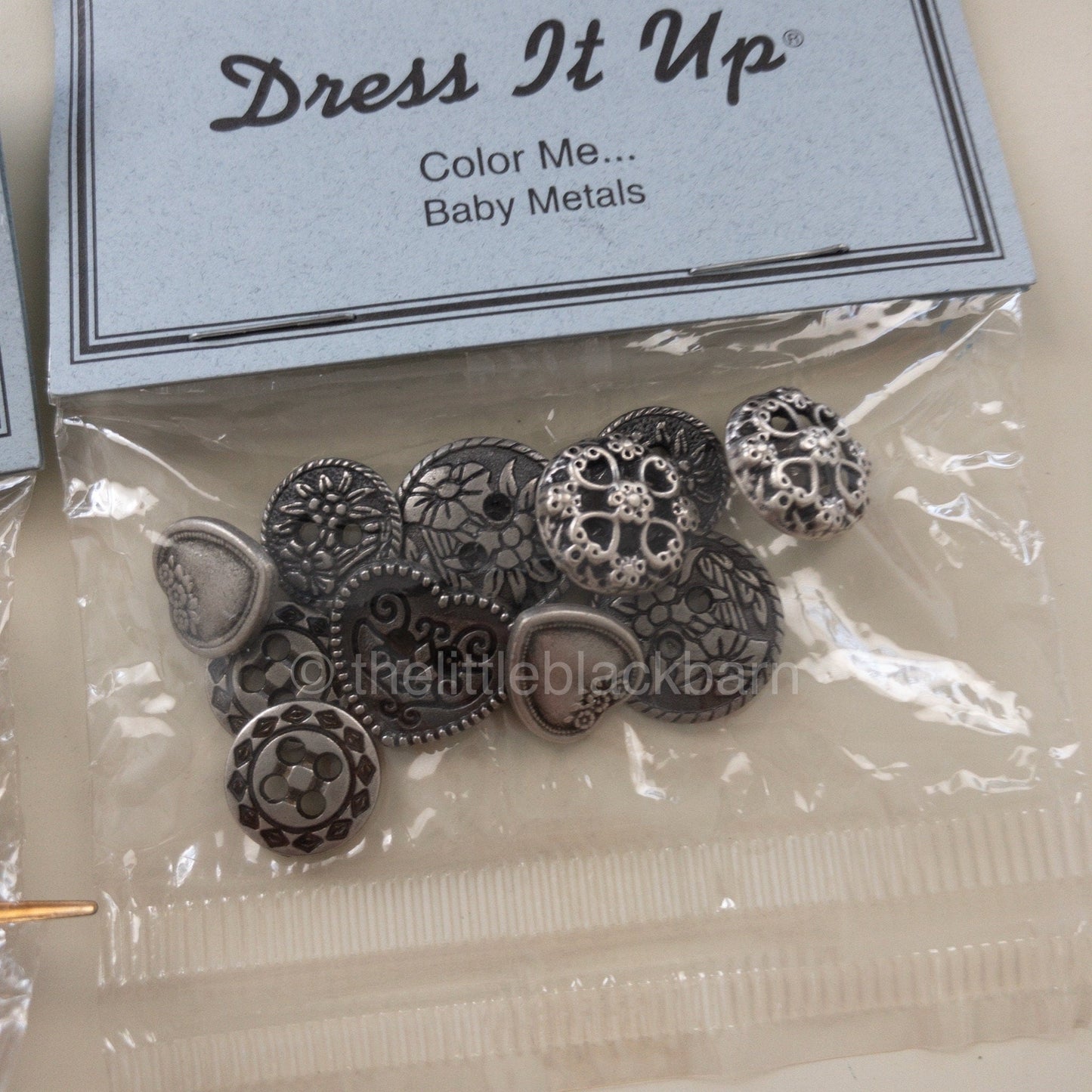 Lot of Decorative Buttons, Baby Metas, Hand-Crafted Flowers, Etc.*