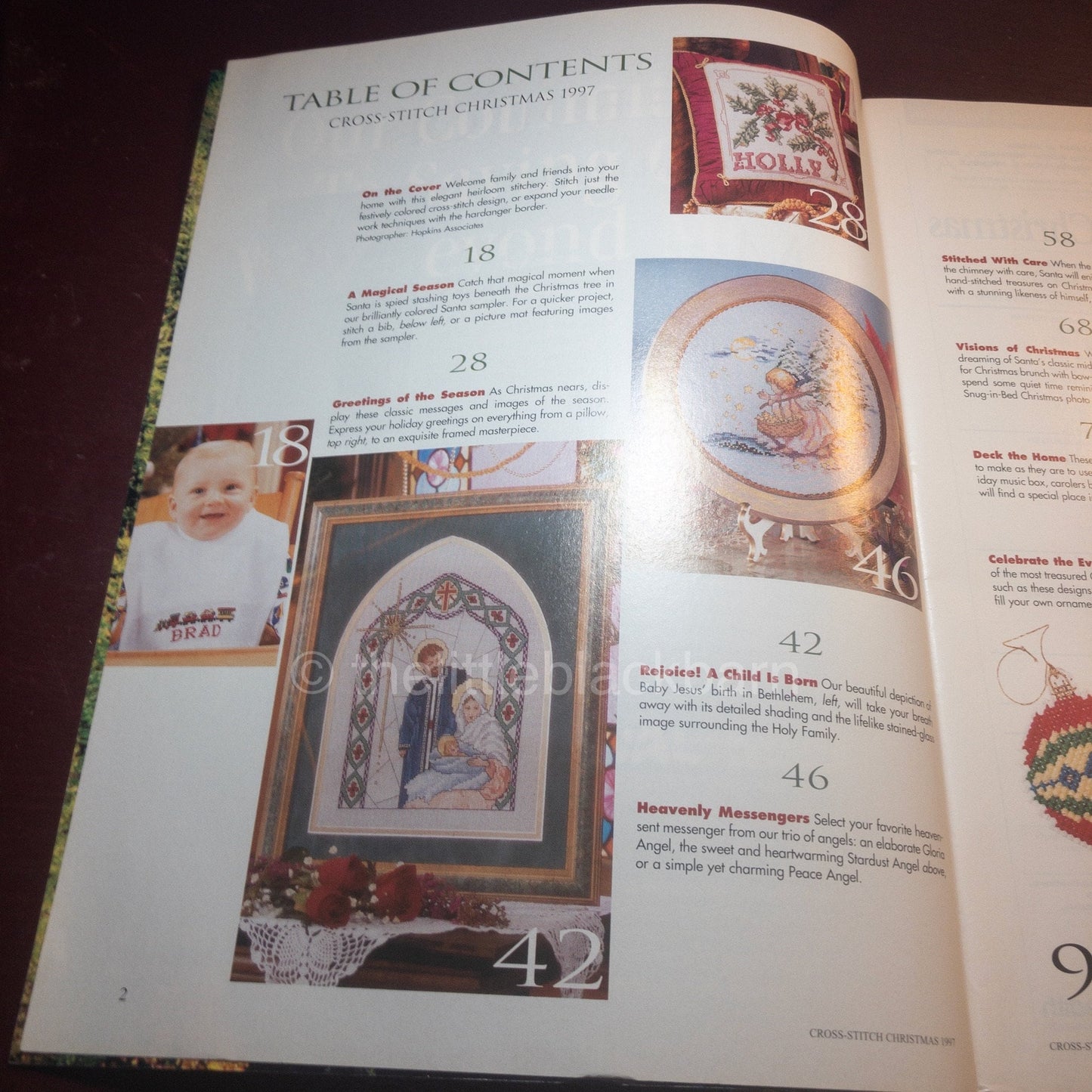 Cross Stitch Christmas, 41 Charts to Stitch, Vintage 1997, Counted Cross Stitch Magazine