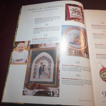 Cross Stitch Christmas, 41 Charts to Stitch, Vintage 1997, Counted Cross Stitch Magazine