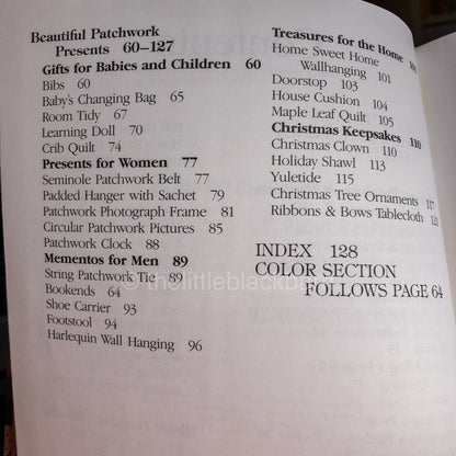 Beautiful Patchwork Gifts, Linda Seward, Vintage 1989 Hardcover Book