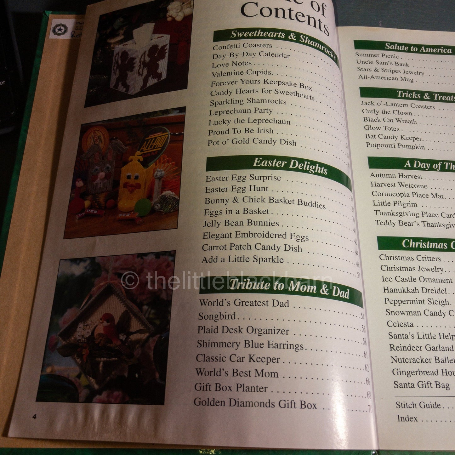 House of White Birches, Festival of Holiday, Plastic Canvas, Vintage 1995 Hardcover Book