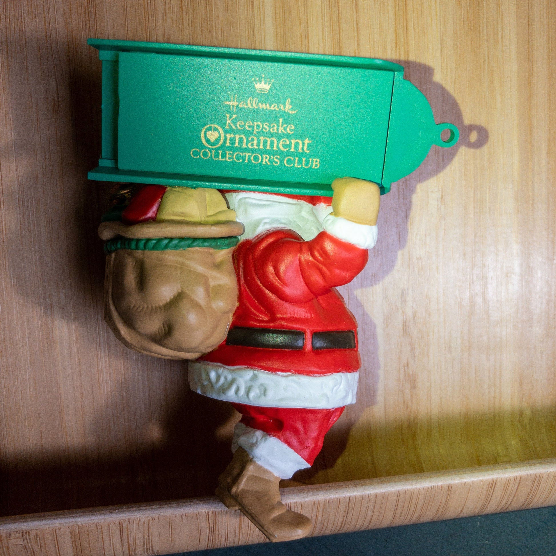 Hallmark, Visit From Santa, Club, Vintage 1989, Keepsake Collectors Club Ornament, QXC5802
