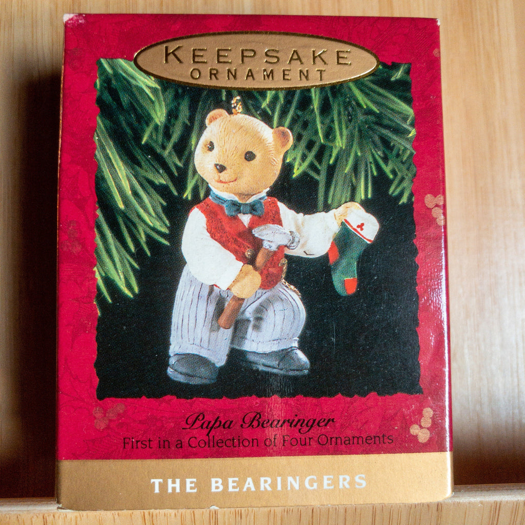 Hallmark, The Bearingers of Victoria Circle, Set of 3 Vintage 1993, Keepsake Ornaments*