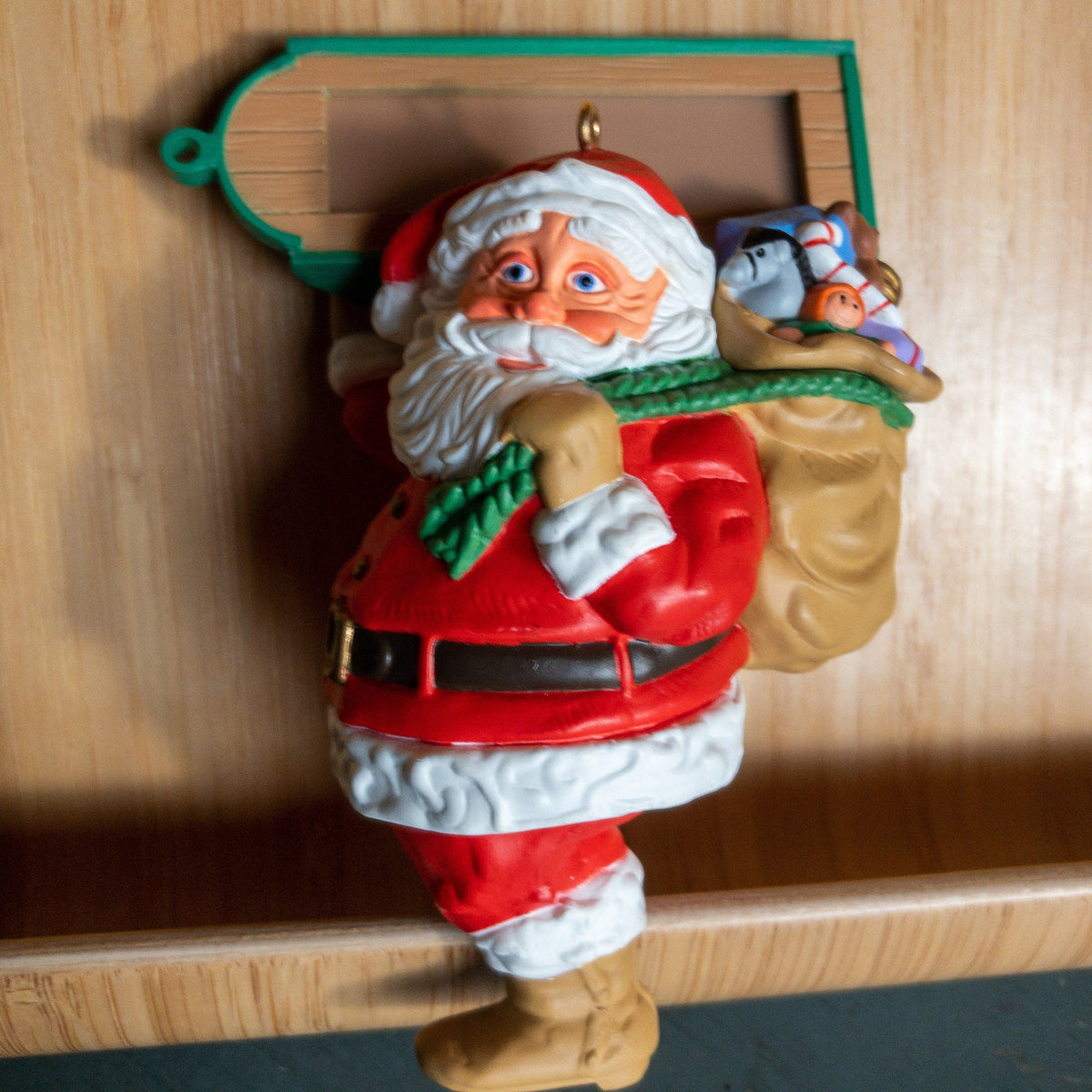Hallmark, Visit From Santa, Club, Vintage 1989, Keepsake Collectors Club Ornament, QXC5802