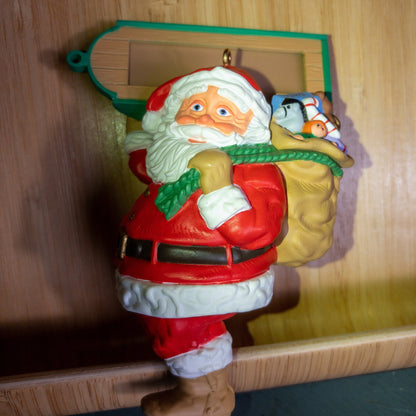 Hallmark, Visit From Santa, Club, Vintage 1989, Keepsake Collectors Club Ornament, QXC5802