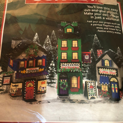 Sunset, Holiday Shops, Vintage 1997, Cut & Glue Felting Kit