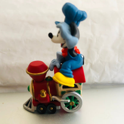 Hallmark, Mickey's Locomotive Merry Miniatures, Dated 1998, Keepsake Ornaments, QRP8496