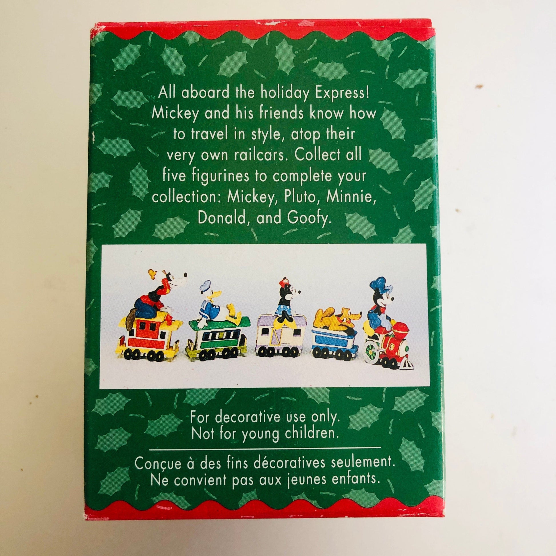 Hallmark, Mickey's Locomotive Merry Miniatures, Dated 1998, Keepsake Ornaments, QRP8496
