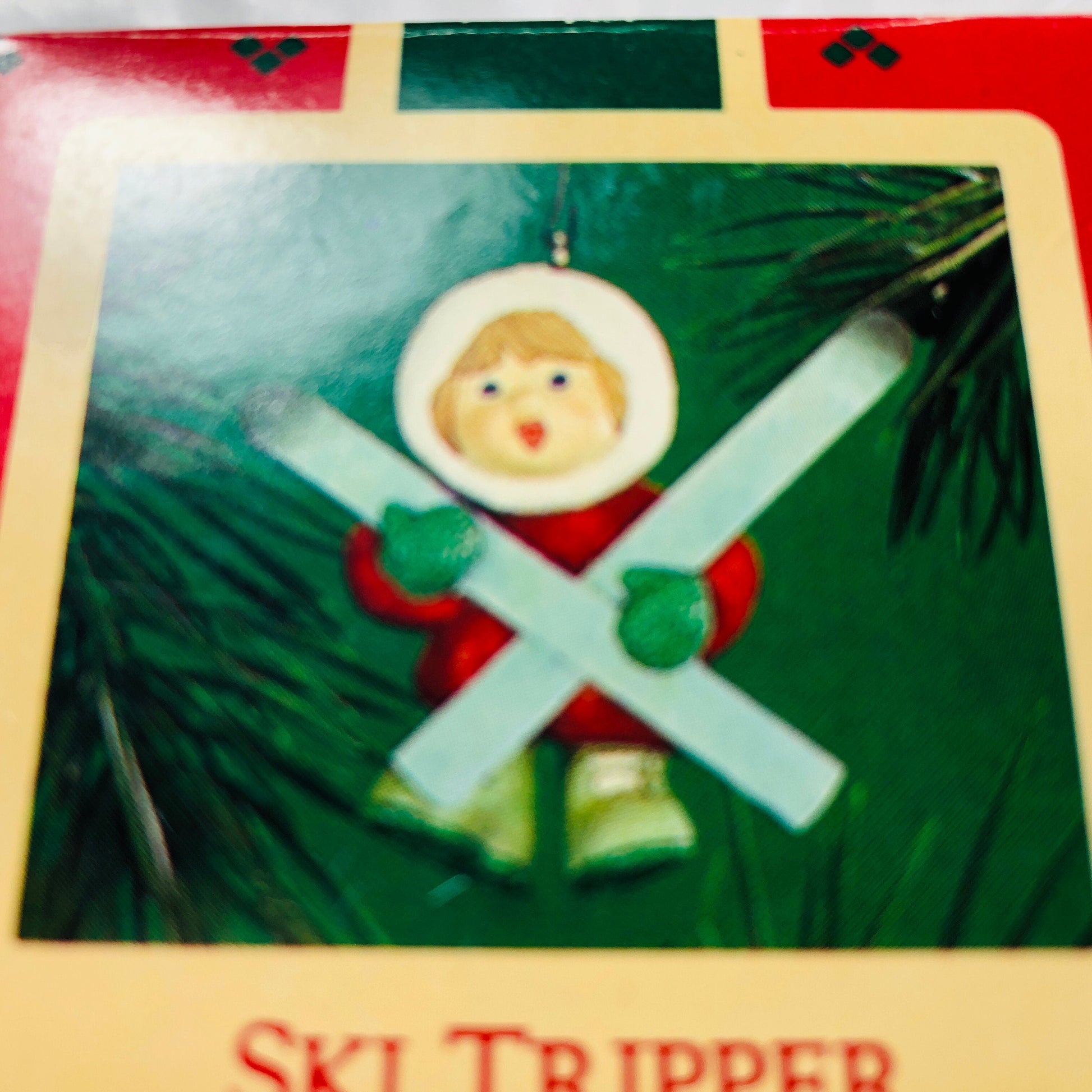 Hallmark, Ski Tripper, Vintage 1986, Keepsake ornament, QX420-6