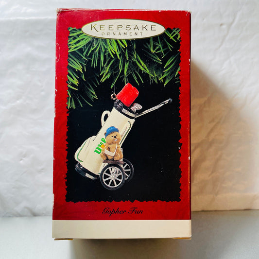 Hallmark, Gopher Fun, Dated 1995, Keepsake Ornament, QX5887