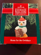 Hallmark, Keepsake, Ornament, Home for the Owlidays, Vintage 1990, QX518-3