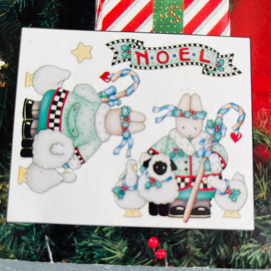 Daisy Kingdom, Hunny Bunny Noel, Vintage, No Sew Applique'