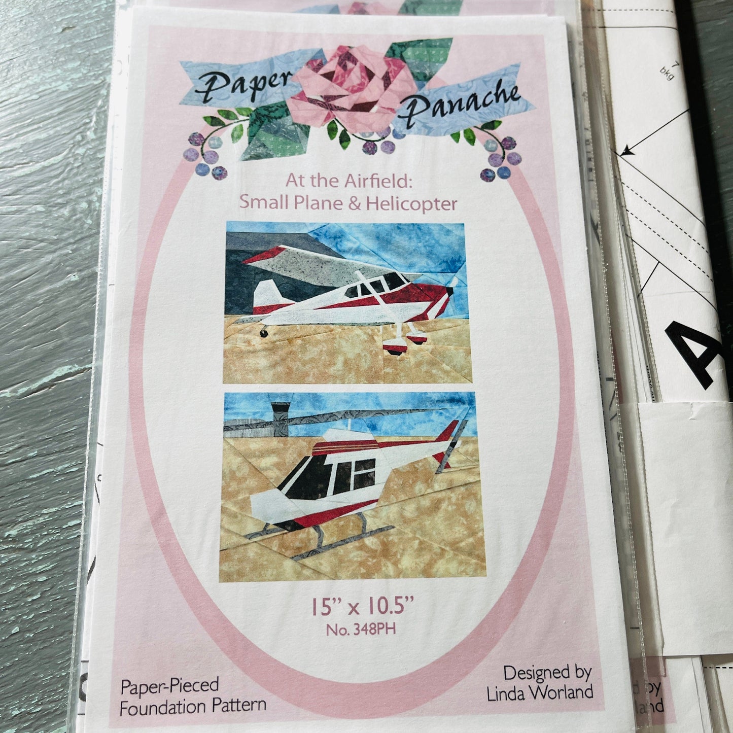 Paper Panache Patterns, Quilting Pattern Choice 0f 3, Paper Pieced Foundation Patterns,, See Description*