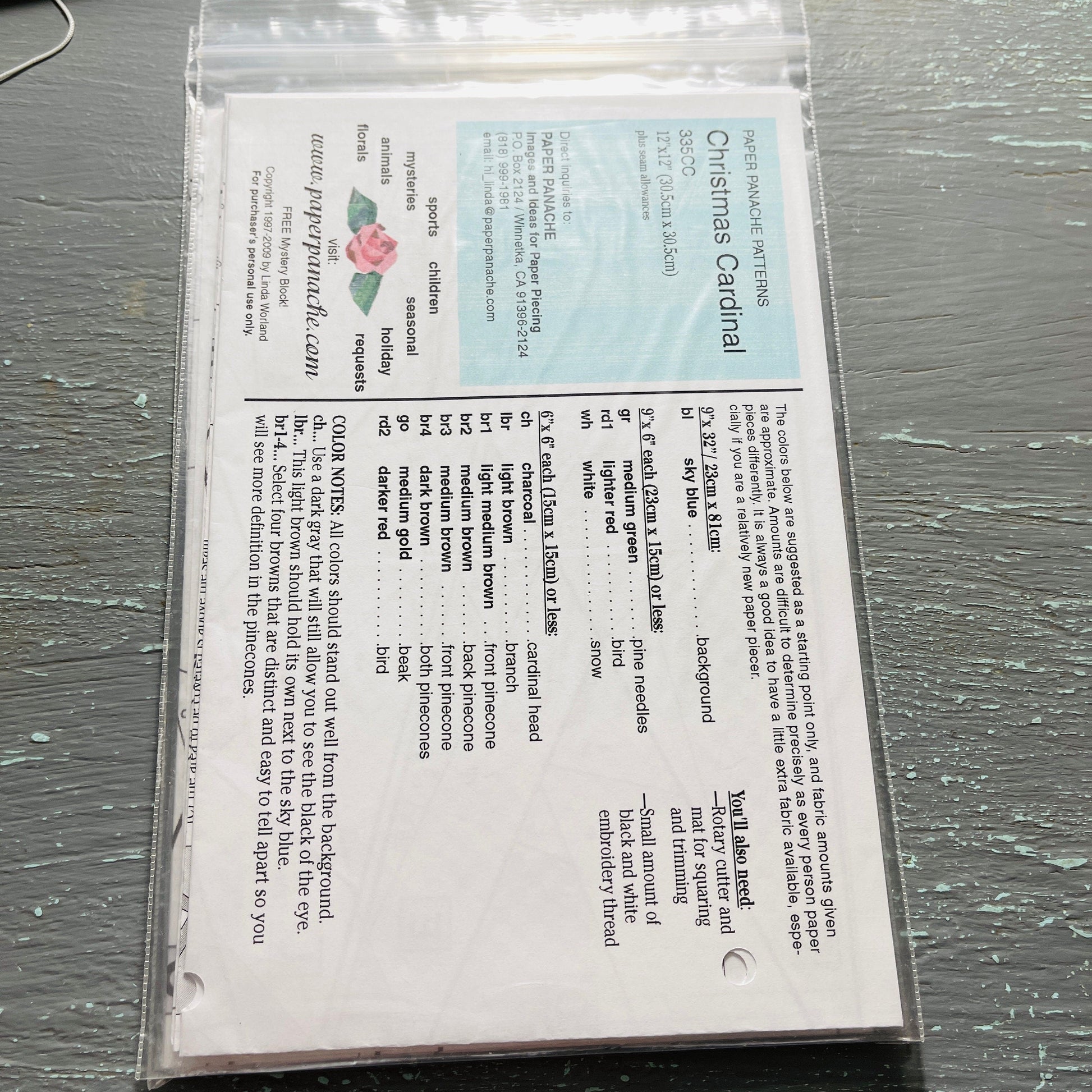 Paper Panache Patterns, Quilting Pattern Choice 0f 3, Paper Pieced Foundation Patterns,, See Description*