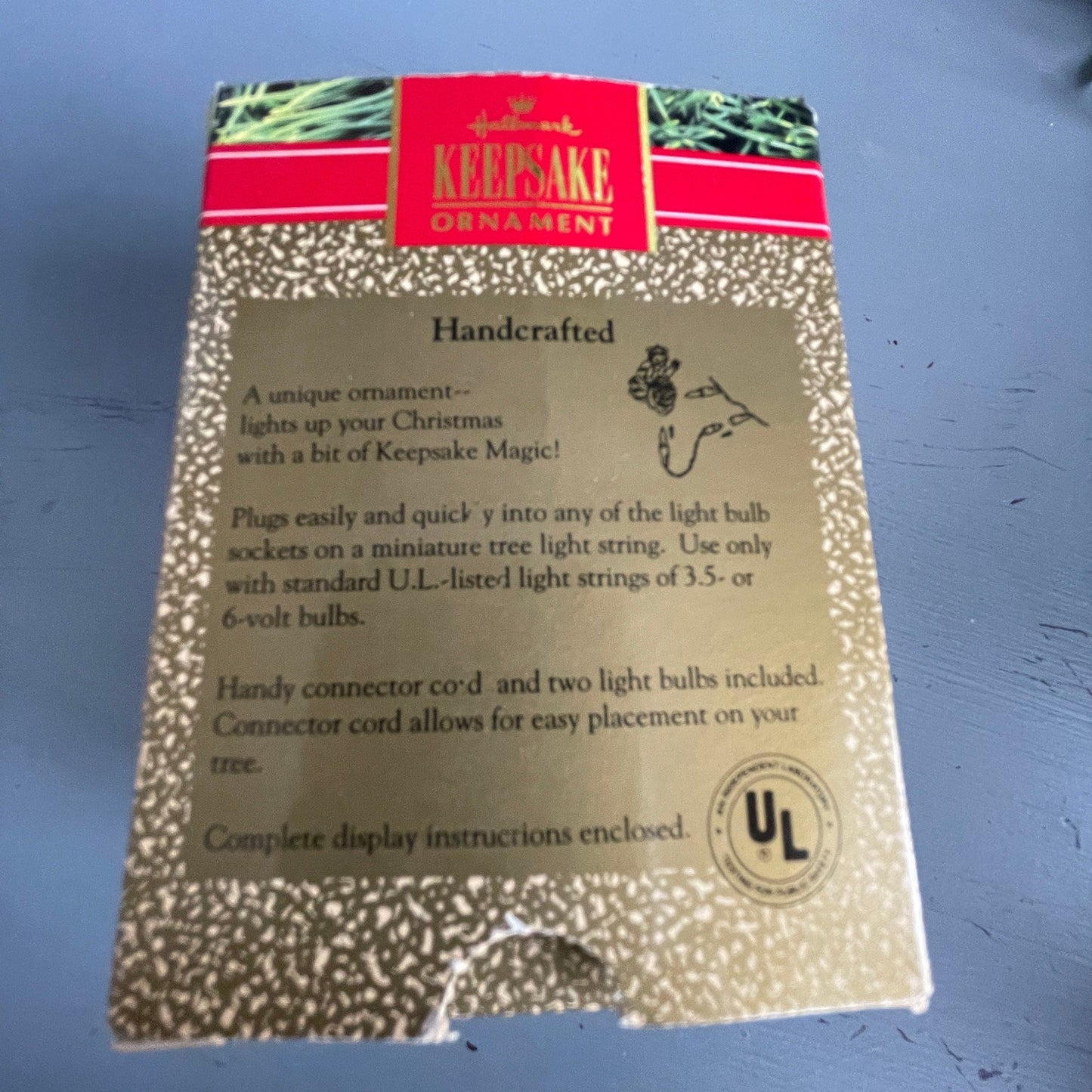 Hallmark Starlight Angel - Lighted, Vintage 1990 Keepsake Ornament QLX7306