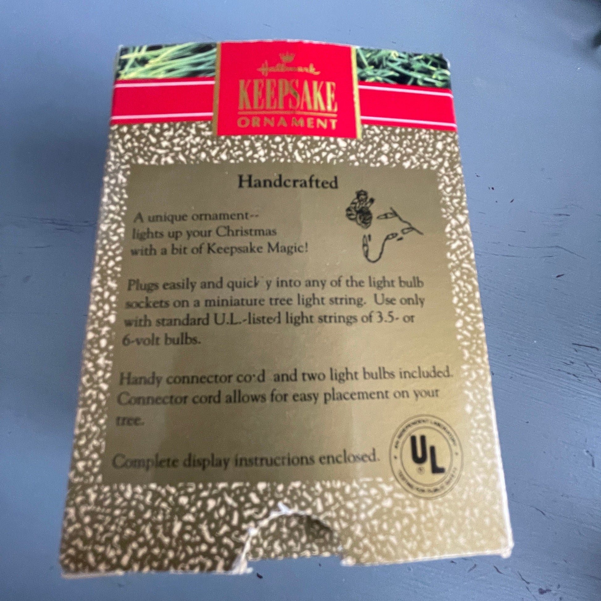 Hallmark Starlight Angel - Lighted, Vintage 1990 Keepsake Ornament QLX7306