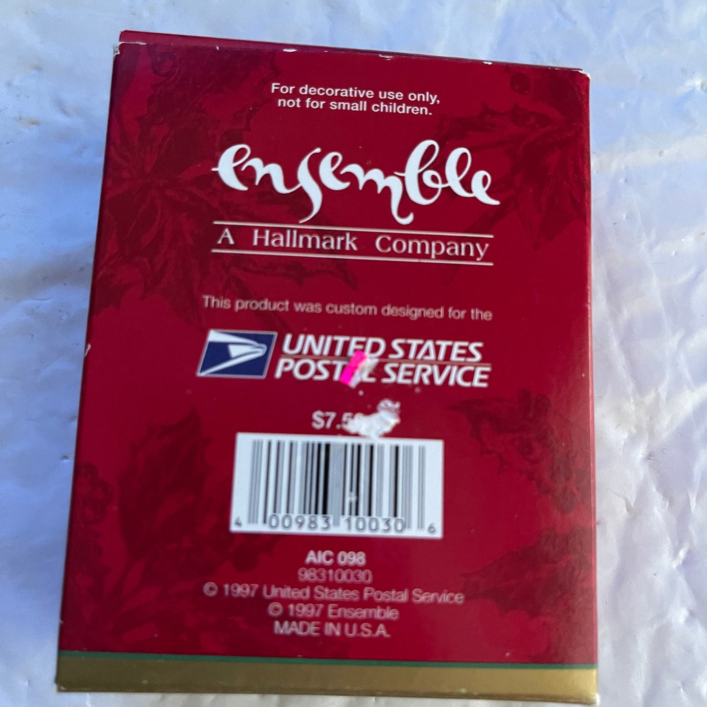 Hallmark Midnight Angel Vintage 1997 Gold-tone Ensemble Ornament