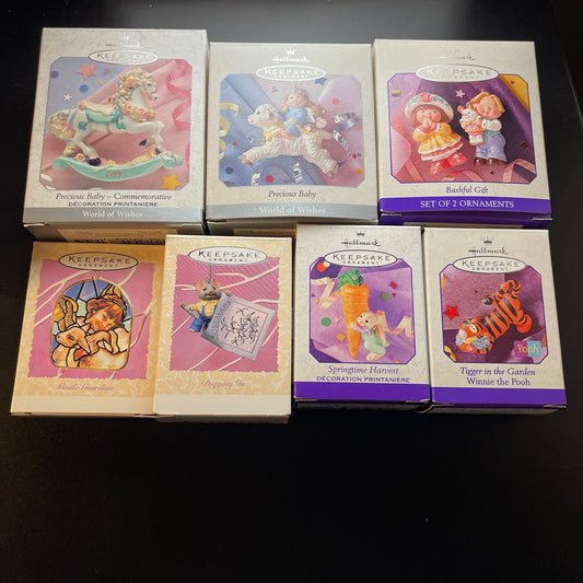 Hallmark Choice of Spring Season Keepsake Ornaments See Pictures and Description for Details*