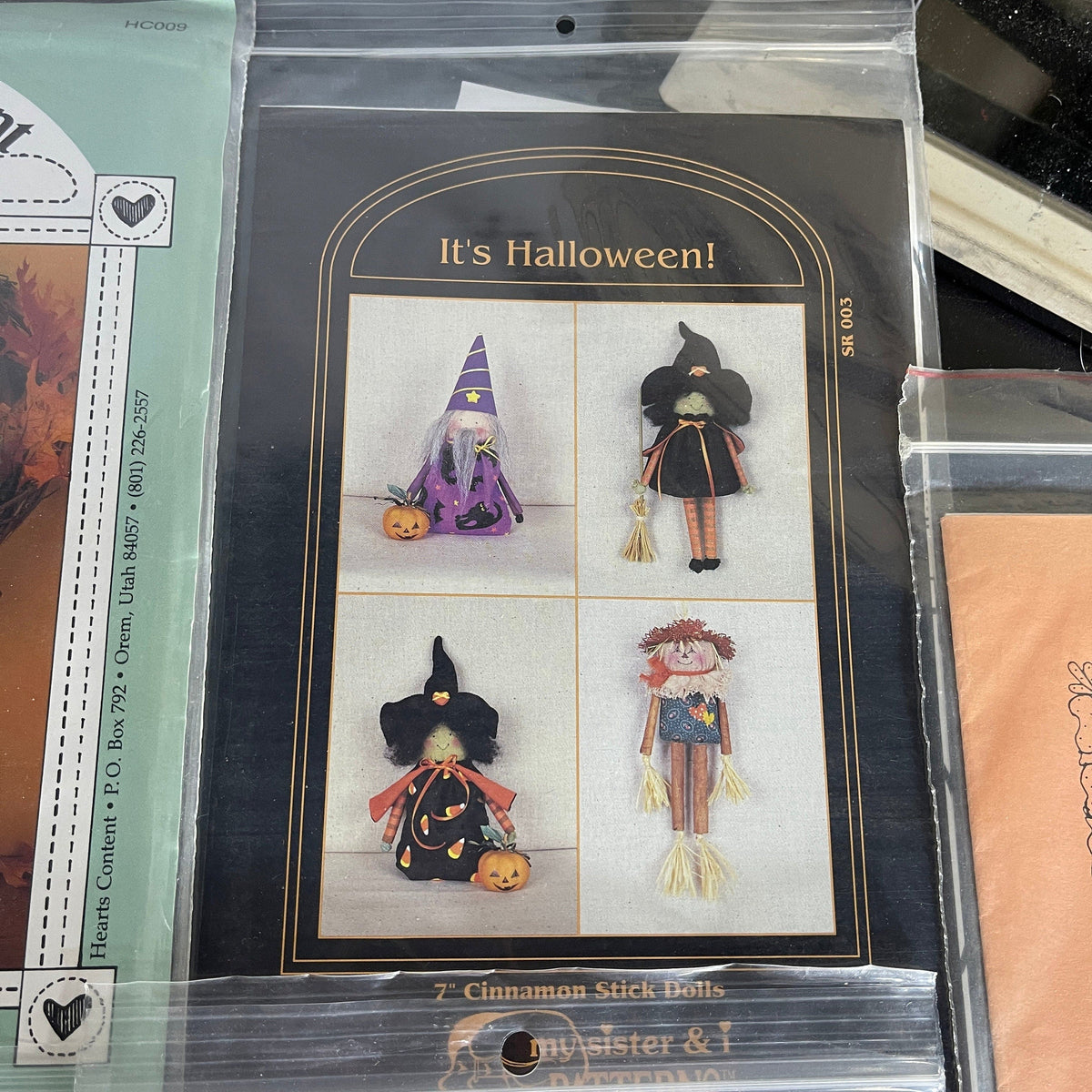 Halloween Witch choice doll and/or applique patterns see pictures and variations*