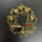 Glimmering gold-tone metal ornament choices see pictures and variations*