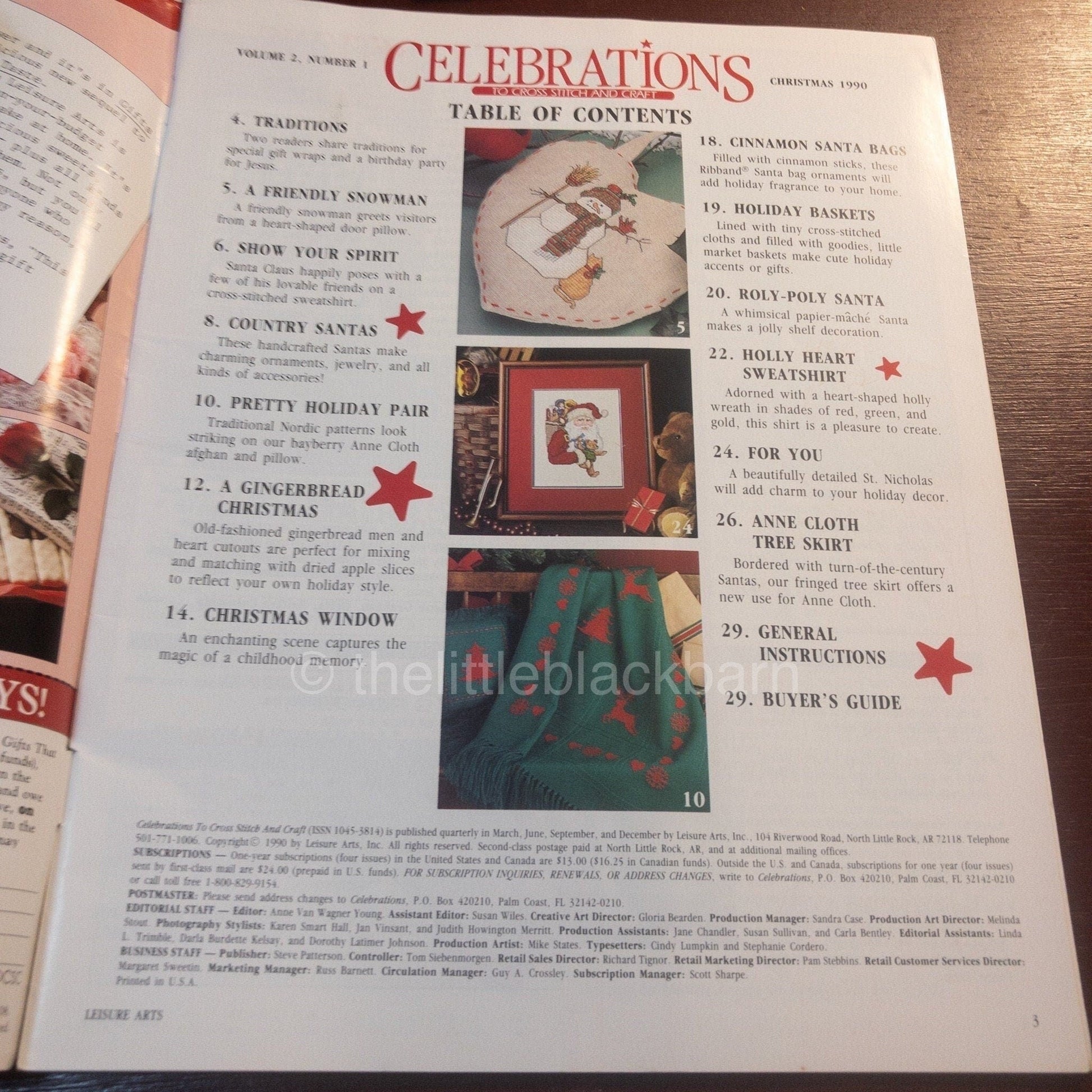 Celebrations, To Cross Stitch and Craft, Vintage 1990, 4 Issues*