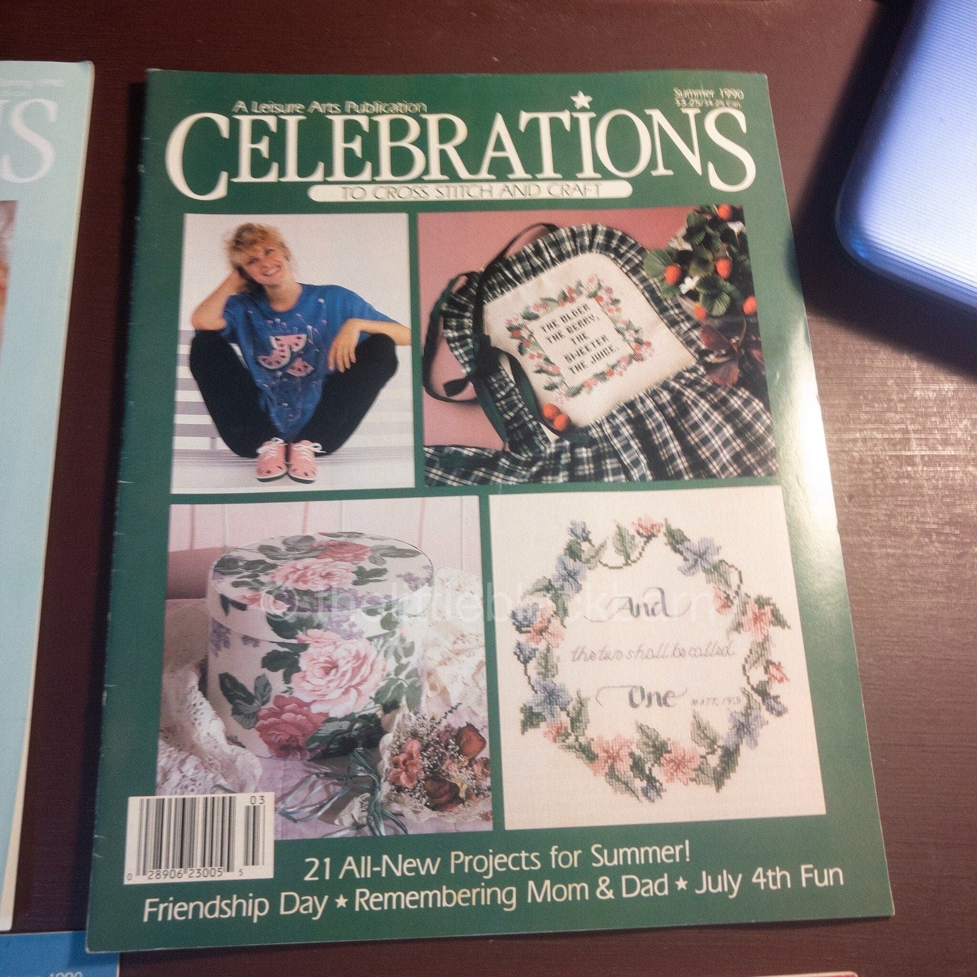 Celebrations, To Cross Stitch and Craft, Vintage 1990, 4 Issues*