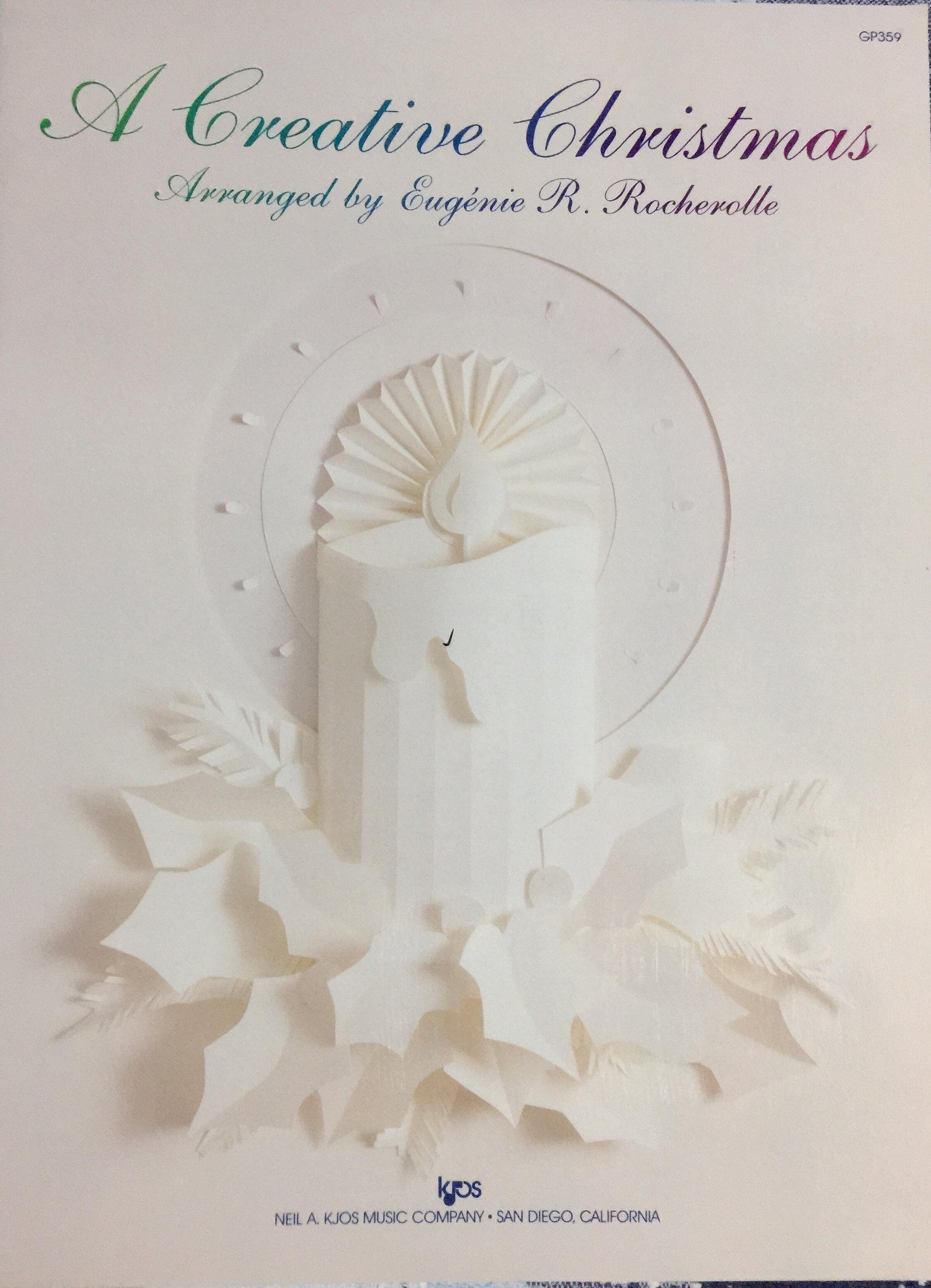 A Creative Christmas Arranged by Eugene R. Rocherolle Vintage sheet music