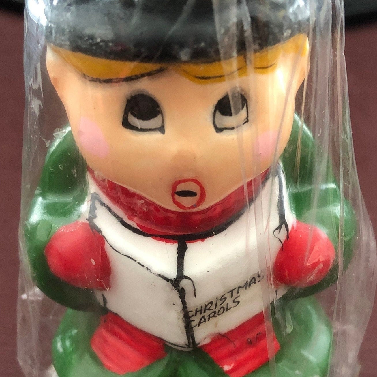 Christmas Candles, Vintage Boy Caroler