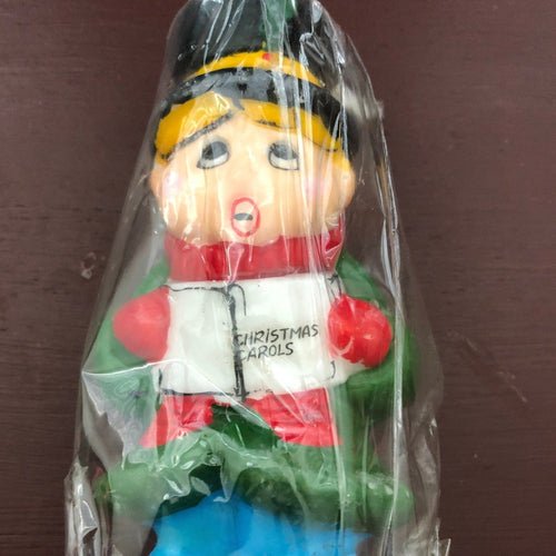 Christmas Candles, Vintage Boy Caroler