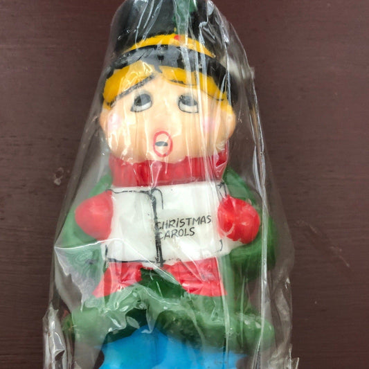 Christmas Candles, Vintage Boy Caroler
