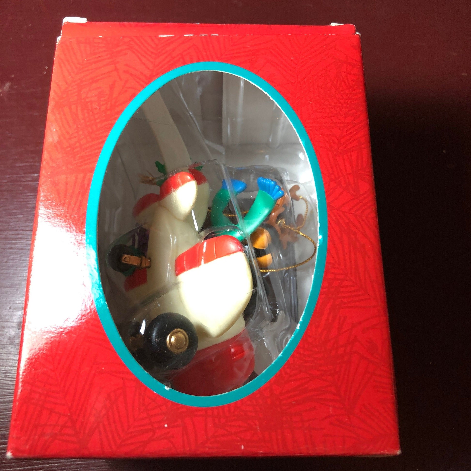 Looney Tunes, Daffy Flying Airplane, Vintage 1997 Ornament