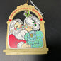 Kurt Adler Another Christmas Together Santa & Mrs. Claus vintage 1990 wooden ornament