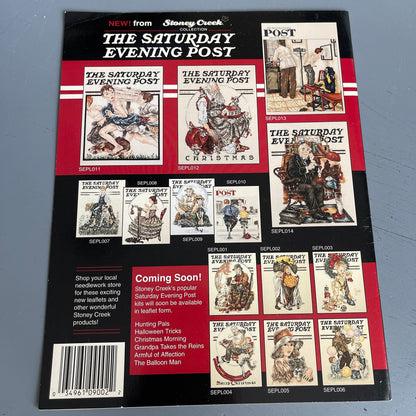 Stoney Creek Halloween Tricks The Saturday Evening Post SEPL002 vintage 1994 counted cross stitch chart