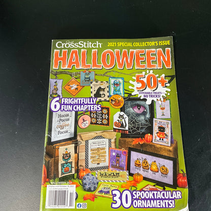 Just Cross Stitch Halloween vintage 2021 Collector's Issue 50+ cross stitch pattern magazine