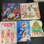 Christmas Storybook set of 5 vintage collectible paperback childrens books