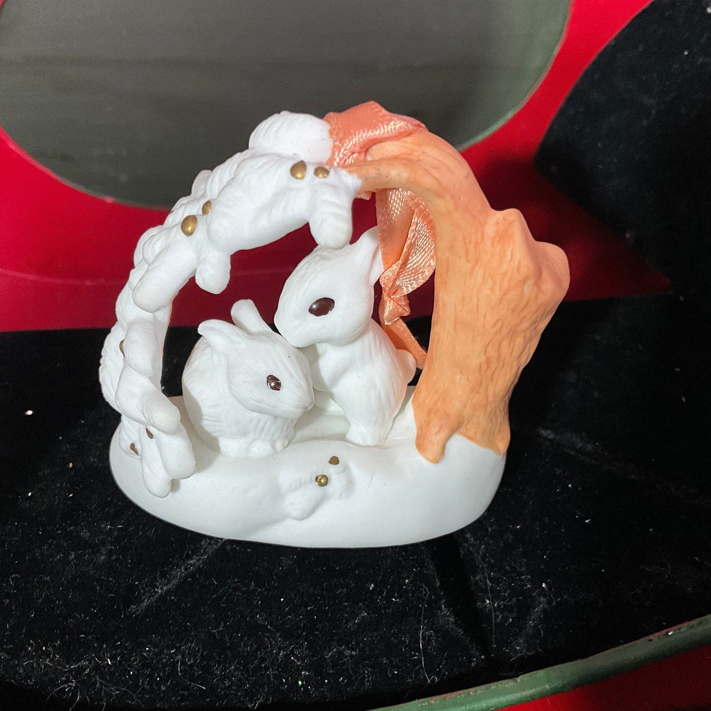 Hallmark Christmas is Sharing choice Hand Painted Bone China Limited Edition Ornaments see pictures and variations*